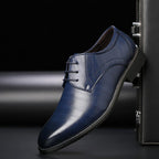 Jerry | Men's Classic Lace-Up Leather Shoes, Formal Oxford Shoes | The Dress Cellar