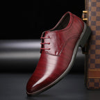 Jerry | Men's Classic Lace-Up Leather Shoes, Formal Oxford Shoes | The Dress Cellar