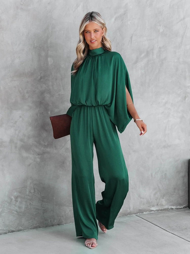 Jane | Women's Emerald Green Two-Piece Set - image 1