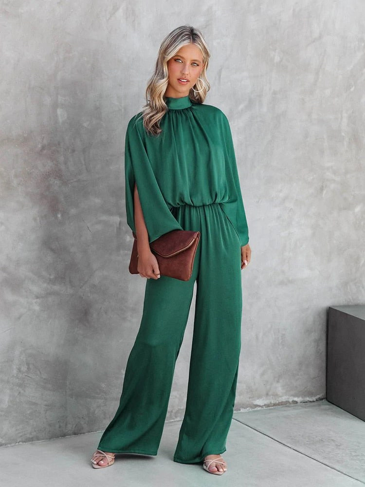 Jane | Women's Emerald Green Two-Piece Set - image 3