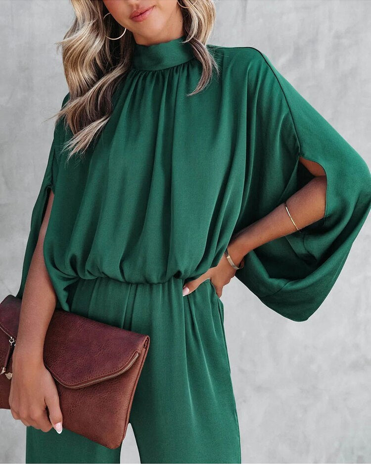Jane | Women's Emerald Green Two-Piece Set - image 4