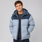 Jared | Men's Oversized Padded Puffer Jacket, Hooded Winter Coat | The Dress Cellar