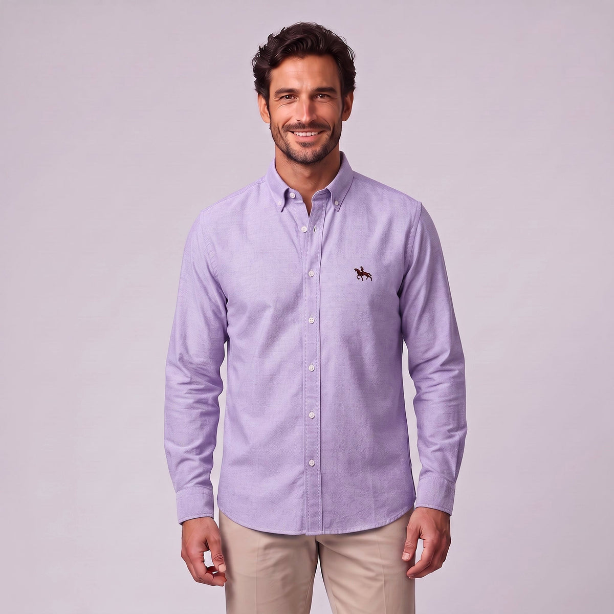 Evan | Men's Long-Sleeve Shirt with Classic Collar, Button-Up Formal Shirt | The Dress Cellar