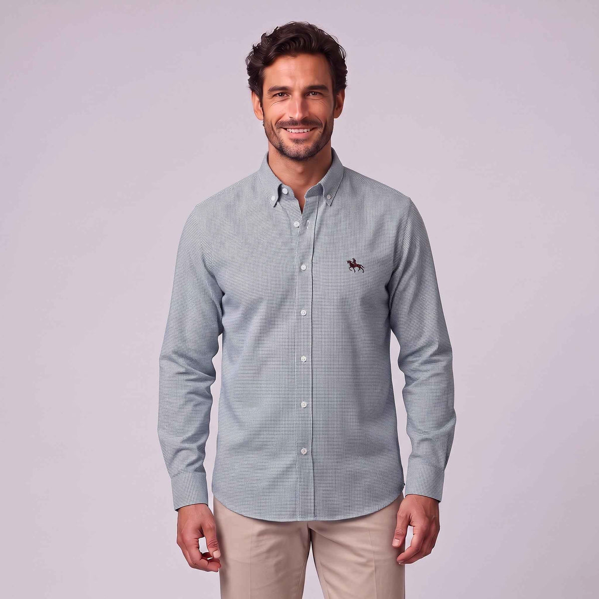 Evan | Men's Long-Sleeve Shirt with Classic Collar, Button-Up Formal Shirt | The Dress Cellar