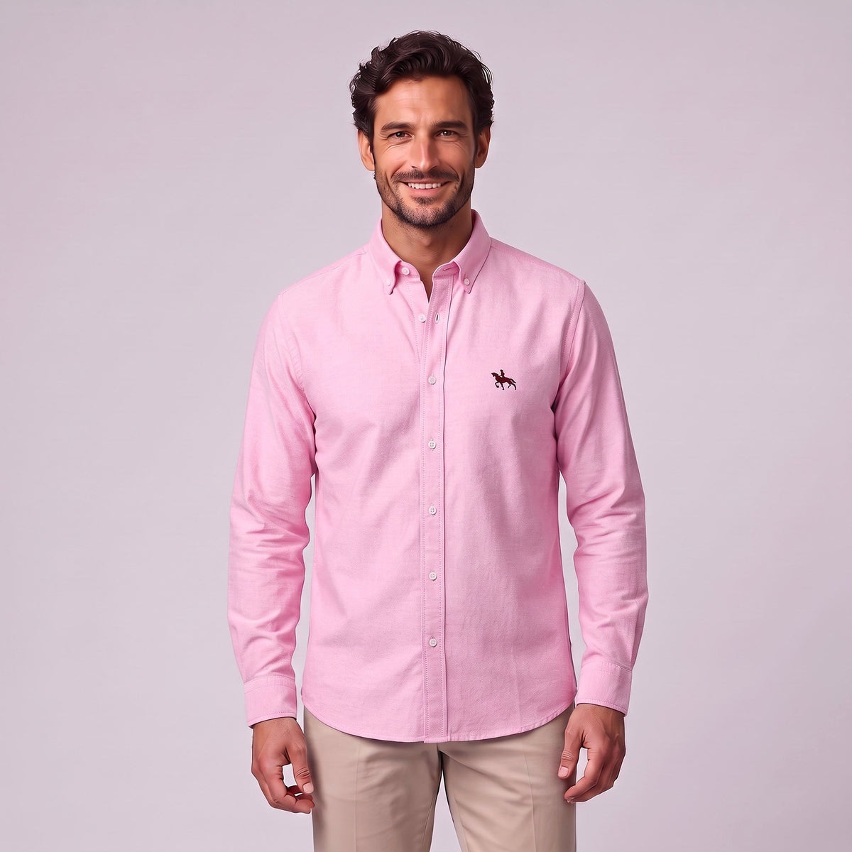 Evan | Men's Long-Sleeve Shirt with Classic Collar, Button-Up Formal Shirt | The Dress Cellar