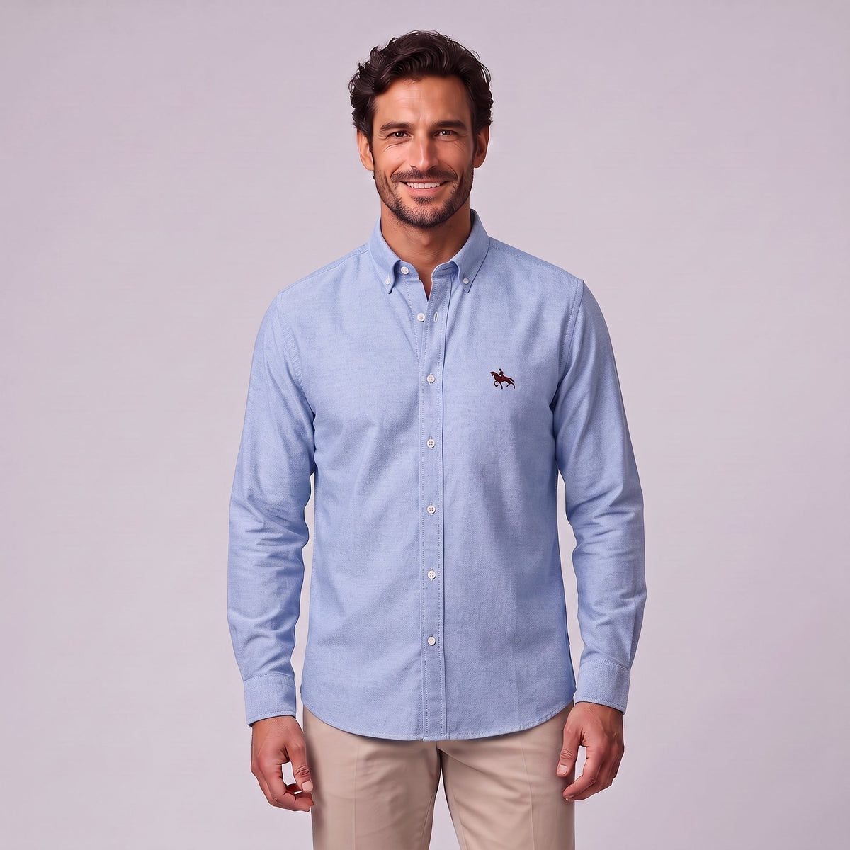Evan | Men's Long-Sleeve Shirt with Classic Collar, Button-Up Formal Shirt | The Dress Cellar