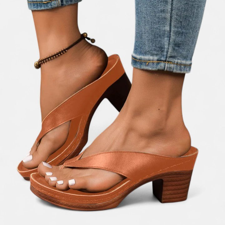 Jazrielle | Women's Orthopedic Heels - Gold