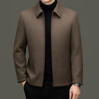 Jordan | Men's Wool Jacket, Tailored Autumn Jacket | The Dress Cellar | Black