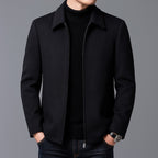Jordan | Men's Wool Jacket, Tailored Autumn Jacket | The Dress Cellar | Brown