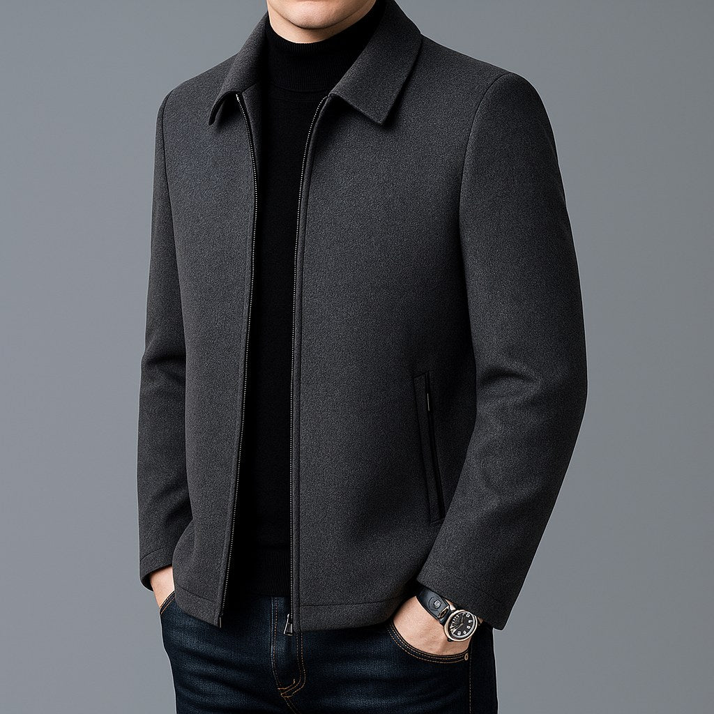 Jordan | Men's Wool Jacket, Tailored Autumn Jacket | The Dress Cellar