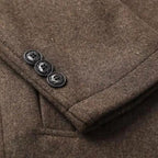 Jordan | Men's Wool Overcoat, Classic Wool Coat | The Dress Cellar