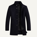 Jordan | Men's Wool Overcoat, Classic Wool Coat | The Dress Cellar