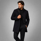Jordan | Men's Wool Overcoat, Classic Wool Coat | The Dress Cellar