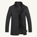 Jordan | Men's Wool Overcoat, Classic Wool Coat | The Dress Cellar