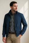Julian | Men's Lightweight Wind-Resistant Jacket, Everyday Transitional Jacket | The Dress Cellar