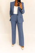 Julie | Women's Tailored Two-Piece Suit - Blue