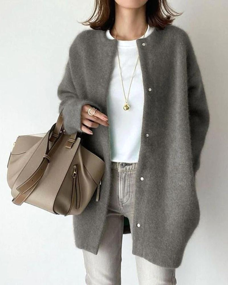 Patricia | Women's Wool-Blend Cardigan, Lightweight Knit Cardigan | The Dress Cellar