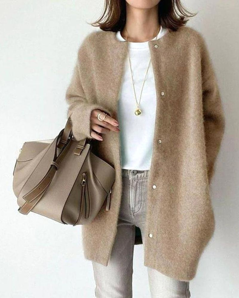 Patricia | Women's Wool-Blend Cardigan, Lightweight Knit Cardigan | The Dress Cellar