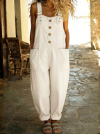Juliette | Women's Denim Jumpsuit With Adjustable Straps - image 4