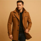 Justin | Men's Insulated Winter Coat with Adjustable Cuff, Warm Autumn Coat | The Dress Cellar