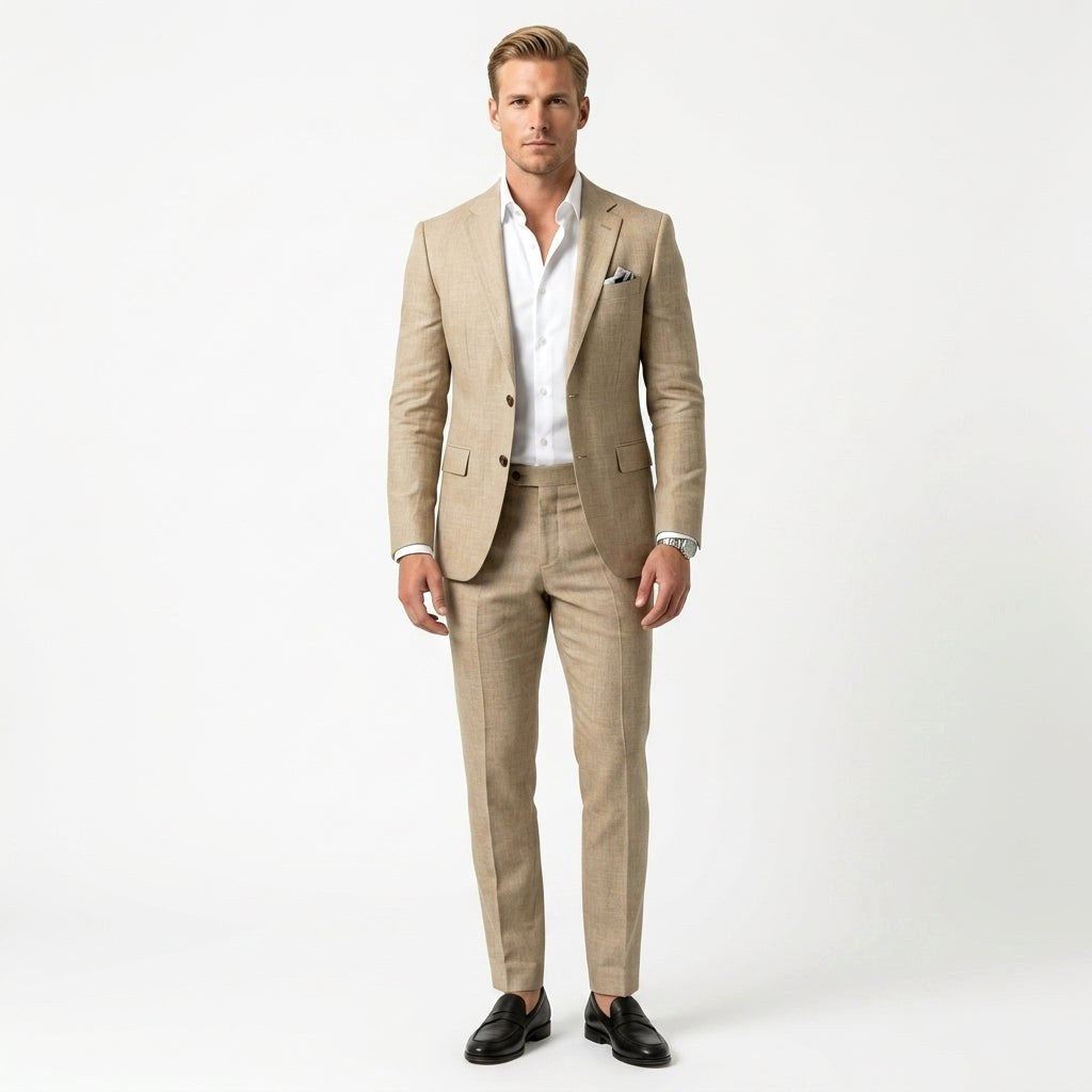 Cameron | Men's Slim-Fit Two-Piece Suit – Wedding and Business Attire | The Dress Cellar
