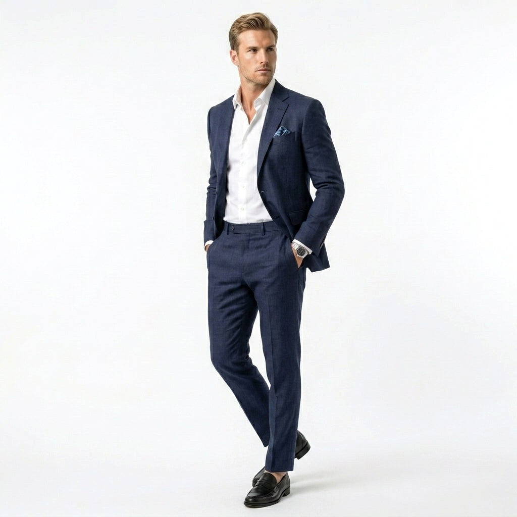 Cameron | Men's Slim-Fit Two-Piece Suit – Wedding and Business Attire | The Dress Cellar