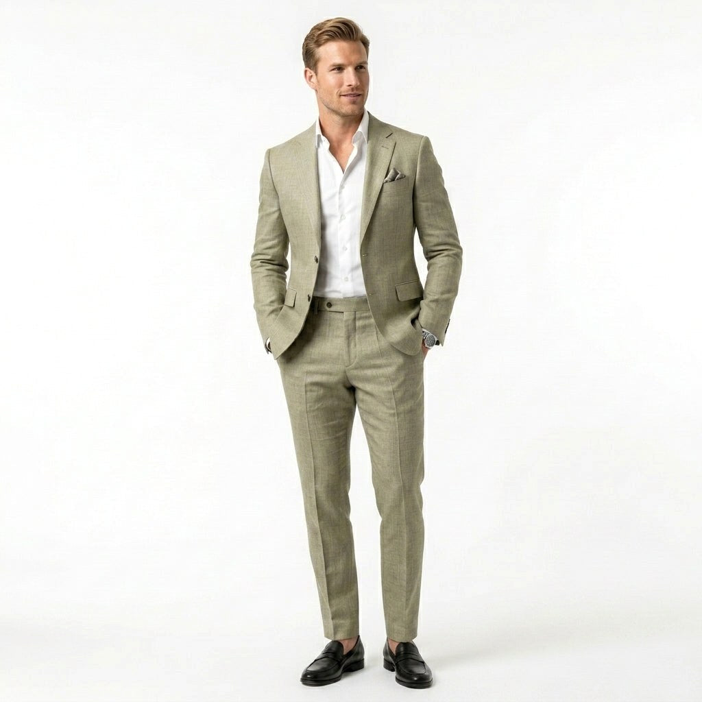 Cameron | Men's Slim-Fit Two-Piece Suit – Wedding and Business Attire | The Dress Cellar
