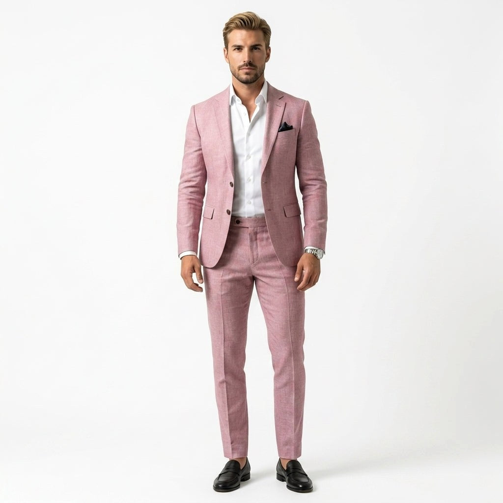 Cameron | Men's Slim-Fit Two-Piece Suit – Wedding and Business Attire | The Dress Cellar