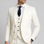 Charles | Men's Three-Piece Suit with Vest, Formal Suit | The Dress Cellar