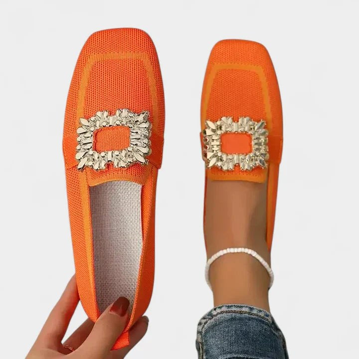 Kelly | Women's Orthopedic Loafers - Orange