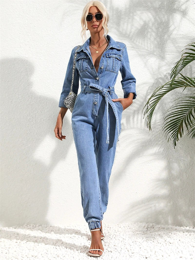 Kennedy | Women's Denim Two-Piece Set - image 2
