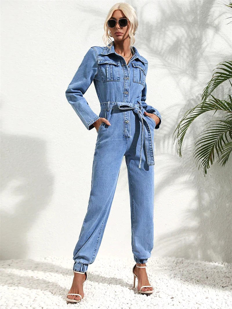 Kennedy | Women's Denim Two-Piece Set - image 3