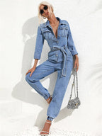 Kennedy | Women's Denim Two-Piece Set - image 6