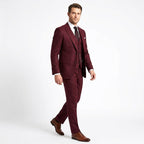 Christopher | Men's Slim-Fit Three-Piece Suit – Elegant Business Suit | The Dress Cellar