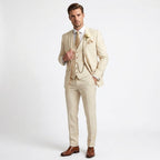 Christopher | Men's Slim-Fit Three-Piece Suit – Elegant Business Suit | The Dress Cellar
