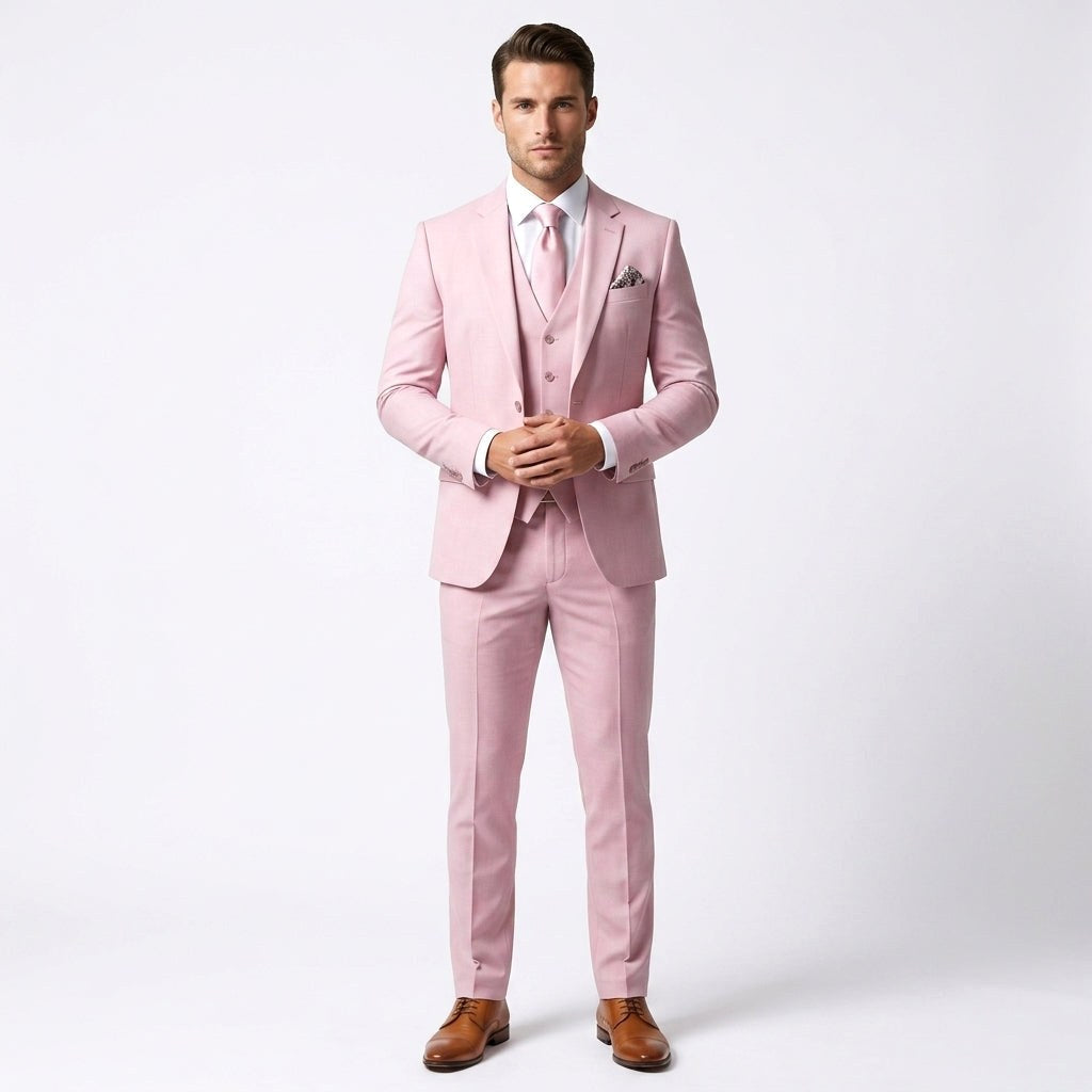 Christopher | Men's Slim-Fit Three-Piece Suit – Elegant Business Suit | The Dress Cellar