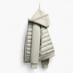 Kyle | Men's Hooded Down Jacket with Quilted Panels, Insulated Autumn Coat | The Dress Cellar