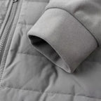 Kyle | Men's Hooded Down Jacket with Quilted Panels, Insulated Autumn Coat | The Dress Cellar