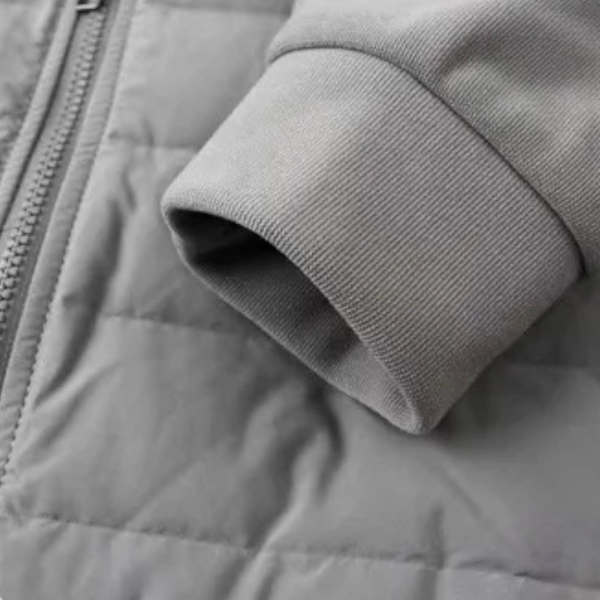 Kyle | Men's Hooded Down Jacket with Quilted Panels, Insulated Autumn Coat | The Dress Cellar