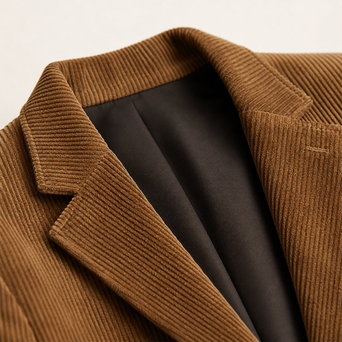 Landon | Men's Slim Fit Corduroy Blazer, Vintage-Inspired Jacket | The Dress Cellar | Grey