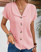 Lauren | Women's Chic Button-Front Blouse - image 5