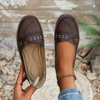Leah | Women's Orthopedic Comfort Flat - Coffee