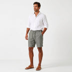 Keith | Men's Linen Shorts with Drawstring, Lightweight Summer Shorts | The Dress Cellar