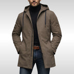 Liam | Men's Insulated Winter Coat, Mid-Length Warm Coat | The Dress Cellar