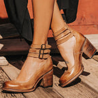 Lily | Women's Elegant Comfort Sandals - Light brown