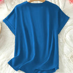 Lily | Women's Lightweight V-Neck Short Sleeve Top - image 7