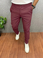 Ronald | Men's Slim-Fit Tapered Pants, Tailored Office Pants | The Dress Cellar