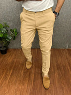 Ronald | Men's Slim-Fit Tapered Pants, Tailored Office Pants | The Dress Cellar