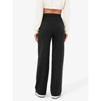 Lottie | Women's High-Waist Stretch Trousers, Comfortable Everyday Trousers | The Dress Cellar