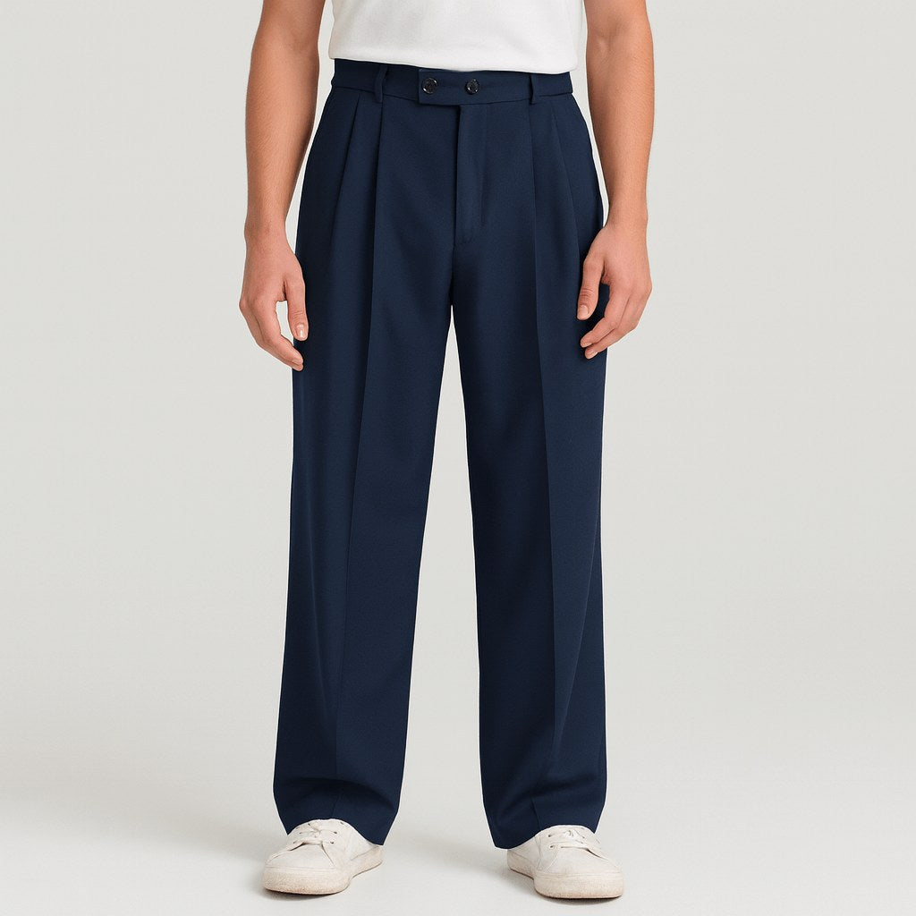 Nancy | Women's Breathable Wide-Leg Pants, Relaxed Fit Everyday Pants | The Dress Cellar